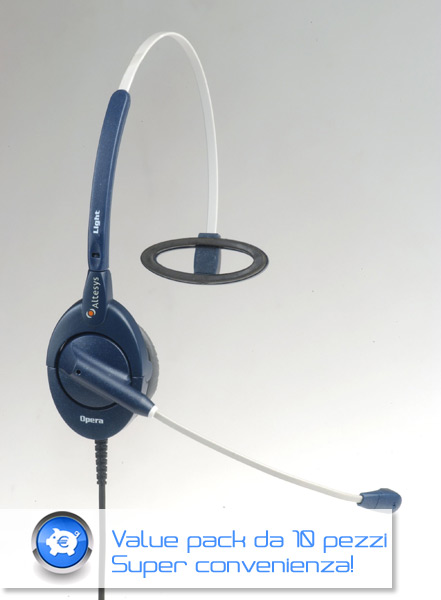 Opera Light Monaural Noise Cancelling conf. da 10 pezzi